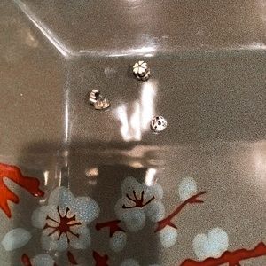 3 pandora charms,two with with lock, one slide in